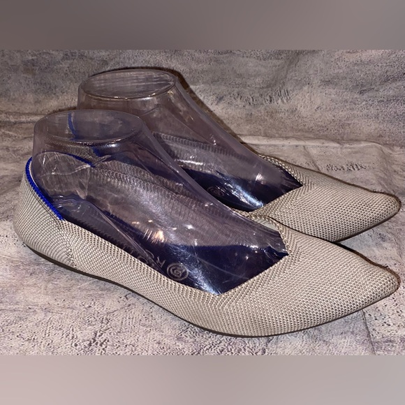 Rothy’s The Point Ballet Flats Shoes Loafers 8 W Fabric Textured Comfort Casual - Picture 1 of 8